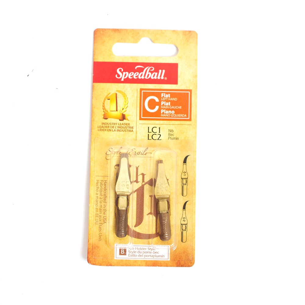 Speedball, Lettering Nibs, Twin Pack, LC1/LC2